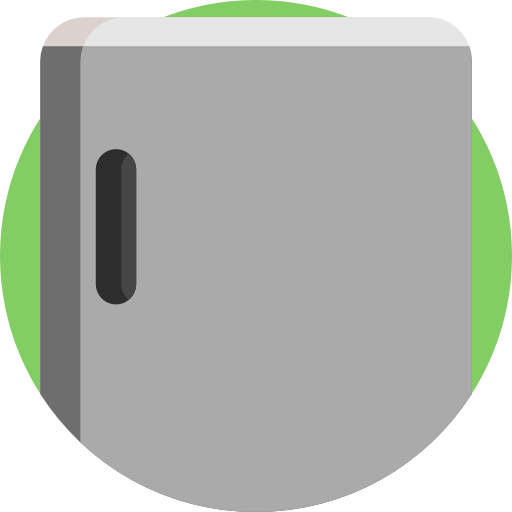 refrigerador Detailed Flat Circular Flat icono