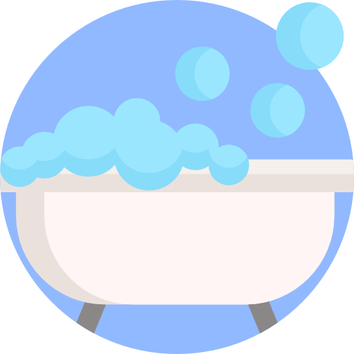 badkamer Detailed Flat Circular Flat icoon