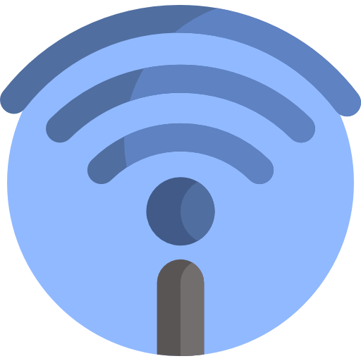 wifi Detailed Flat Circular Flat Icône