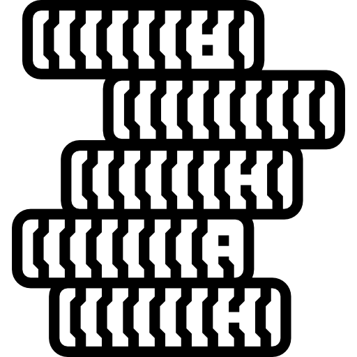 opony Detailed Straight Lineal ikona