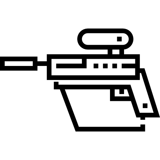 paintballpistole Detailed Straight Lineal icon