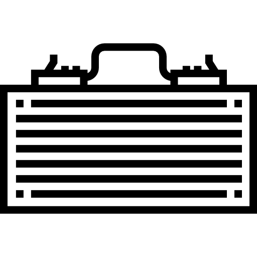 valigia Detailed Straight Lineal icona