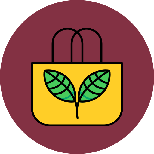 bolsa ecológica Generic color lineal-color icono