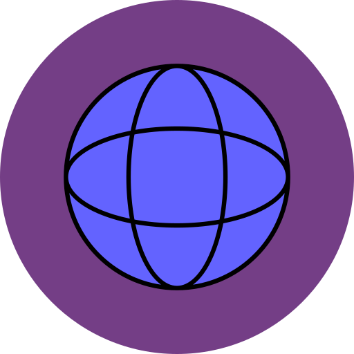 glob Generic color lineal-color ikona