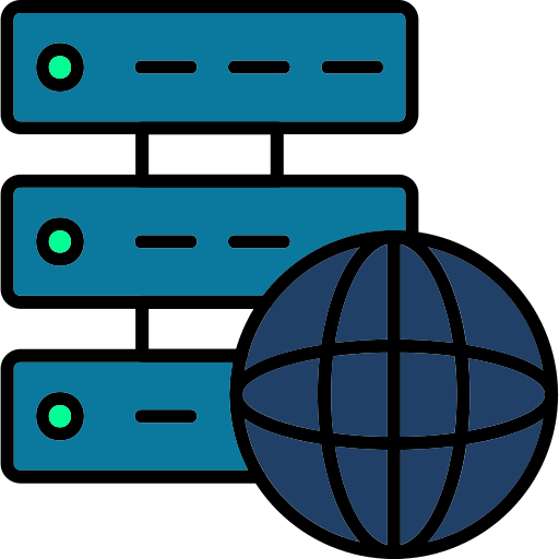 hosting-server Generic color lineal-color icoon