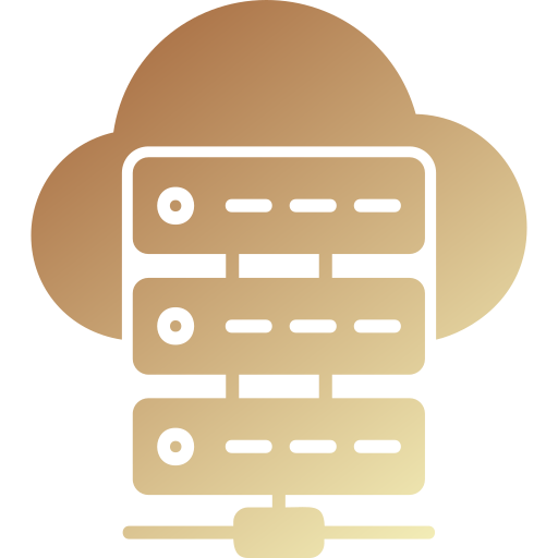 server cloud Generic gradient fill icona