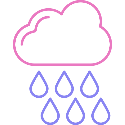 lluvioso Generic color outline icono
