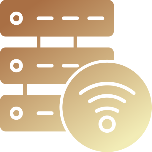 wi-fi соединение Generic gradient fill иконка