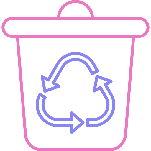 Recycle bin Generic color outline icon