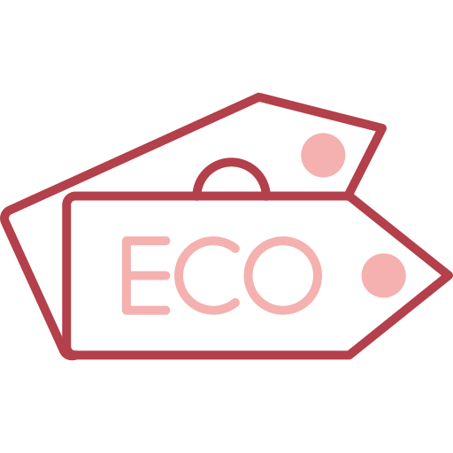 eco-tag Generic color lineal-color icon