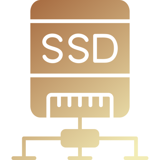 ssd-диск Generic gradient fill иконка