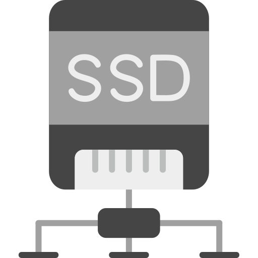 disco ssd Generic color fill icona