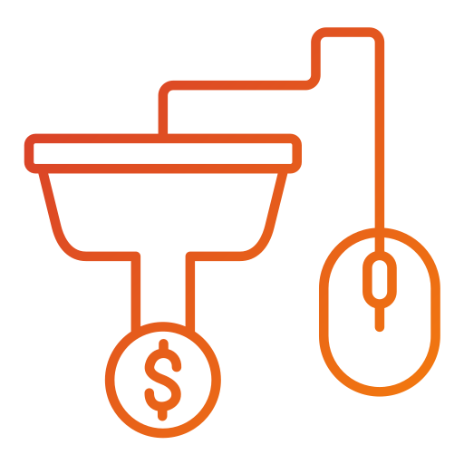 coût par acquisition Generic gradient outline Icône
