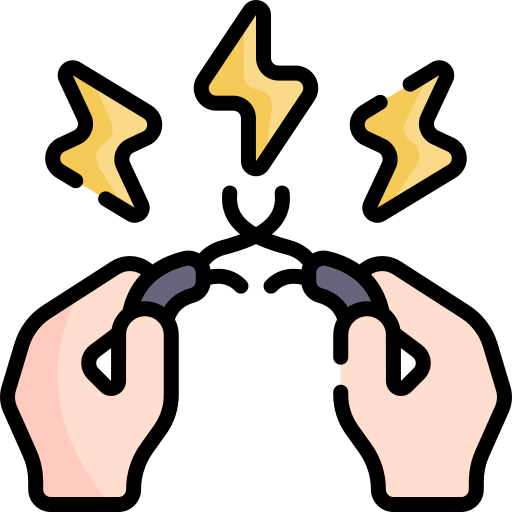 전기 Kawaii Lineal color icon