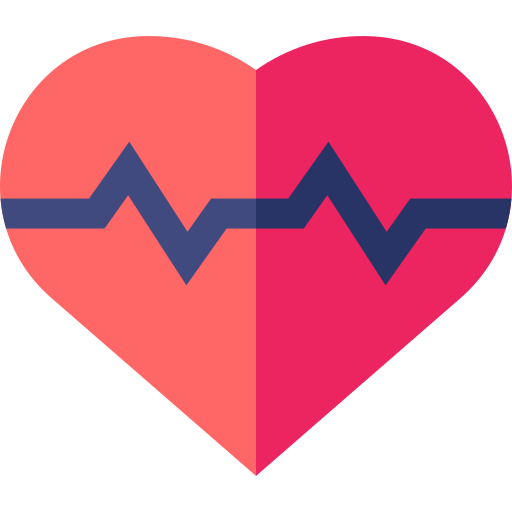 Heartbeat Basic Straight Flat icon
