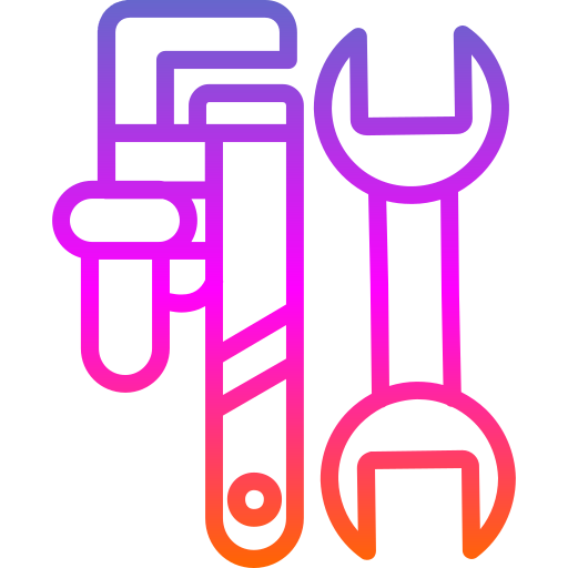 llave de tubo Generic gradient outline icono