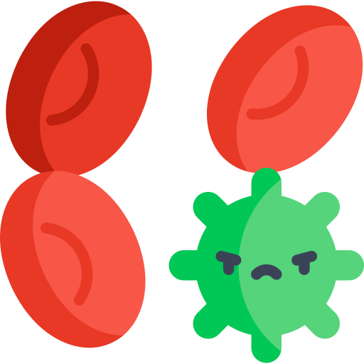 細胞 Kawaii Flat icon