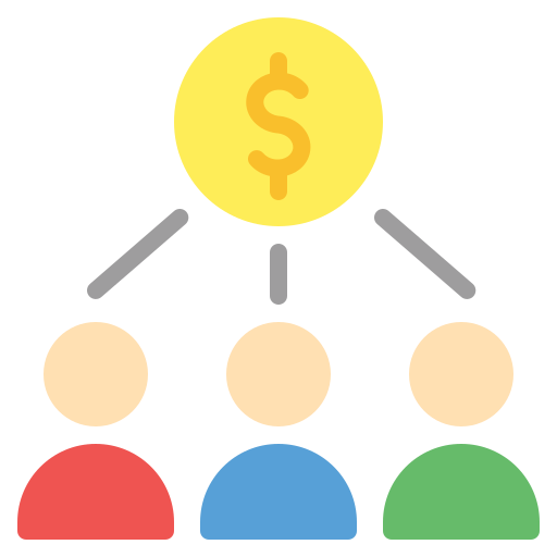 Crowdfunding Generic color fill icon