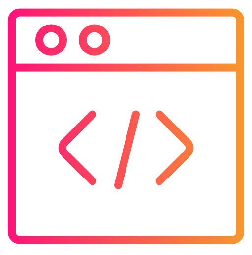 webprogrammeren Generic gradient outline icoon