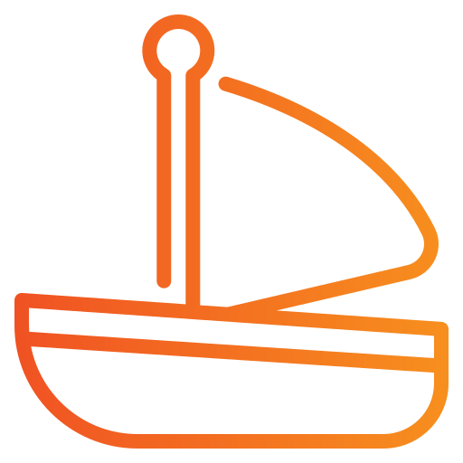 Sailing boat Generic gradient outline icon