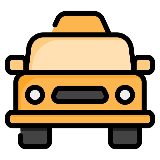 タクシー Generic color lineal-color icon