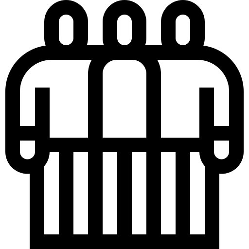 groupe Basic Straight Lineal Icône