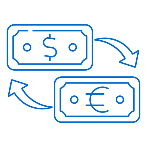 Обмен денег Generic color outline иконка