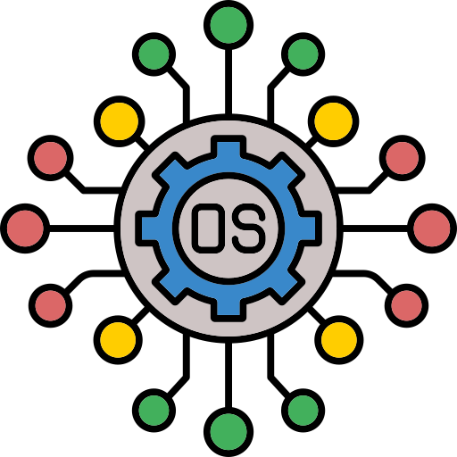 sistema operativo Generic color lineal-color icono