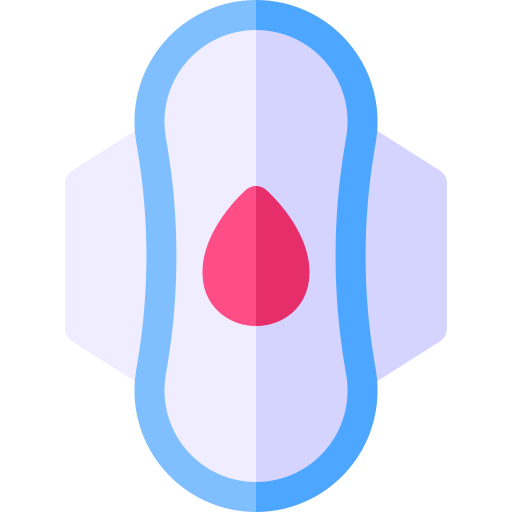 menstruatie Basic Rounded Flat icoon
