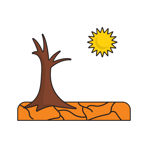 Drought Generic color lineal-color icon