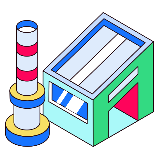 工場 Generic color lineal-color icon
