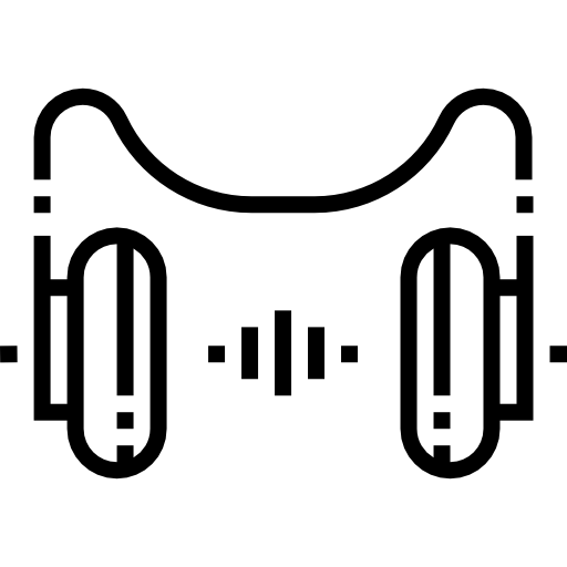 auricolari Detailed Straight Lineal icona