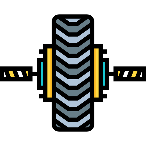 Рулевое колесо Detailed Straight Lineal color иконка