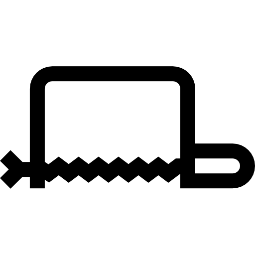 sierra Basic Straight Lineal icono