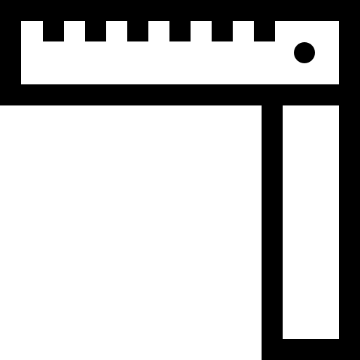 linijka Basic Straight Lineal ikona