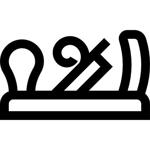rijschaaf Basic Straight Lineal icoon