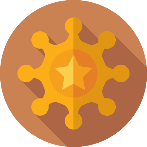 alguacil Flat Circular Flat icono