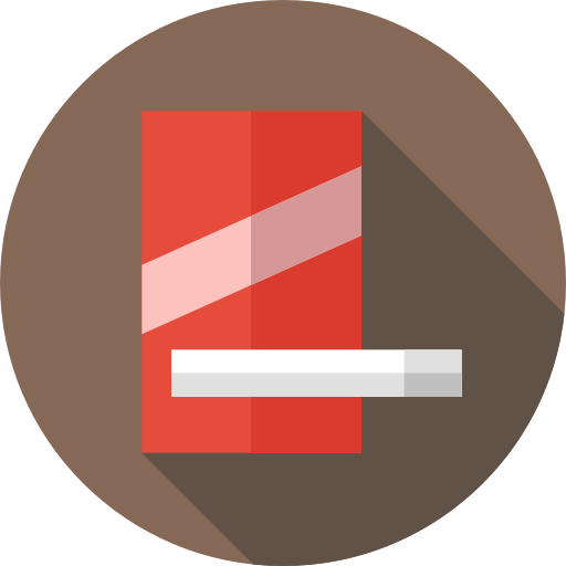 tabaco Flat Circular Flat icono