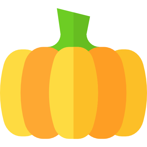かぼちゃ Basic Straight Flat icon
