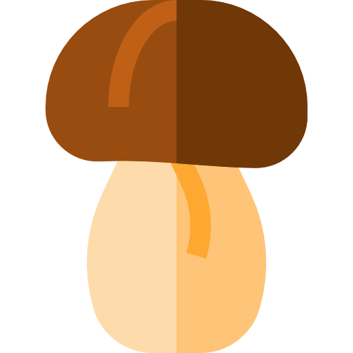 champignon Basic Straight Flat Icône