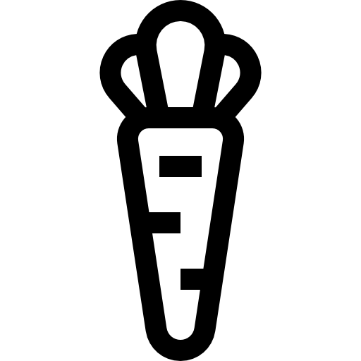 にんじん Basic Straight Lineal icon