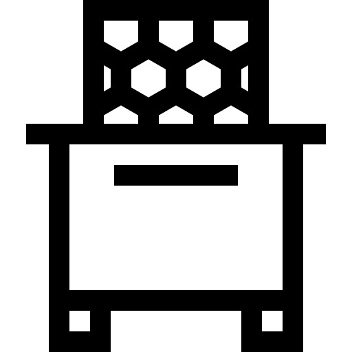 bijenkorf Basic Straight Lineal icoon