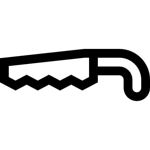 sierra Basic Straight Lineal icono