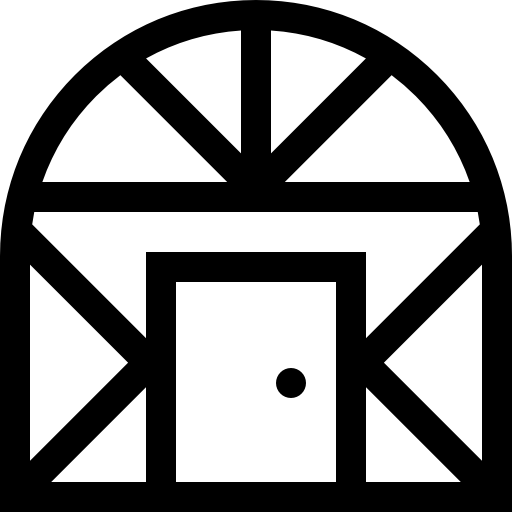 gewächshaus Basic Straight Lineal icon