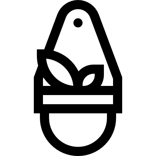 ハンギングポット Basic Straight Lineal icon