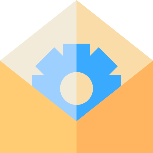 envelop Basic Straight Flat icoon