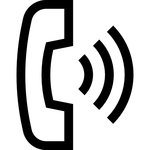 전화 Basic Straight Lineal icon
