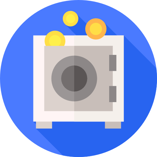 sparen Flat Circular Flat icon