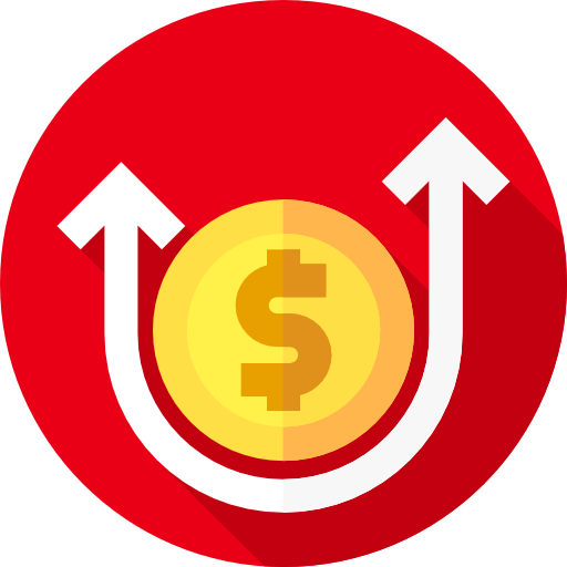 geld Flat Circular Flat icoon