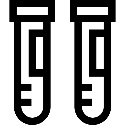 bloed test Basic Straight Lineal icoon